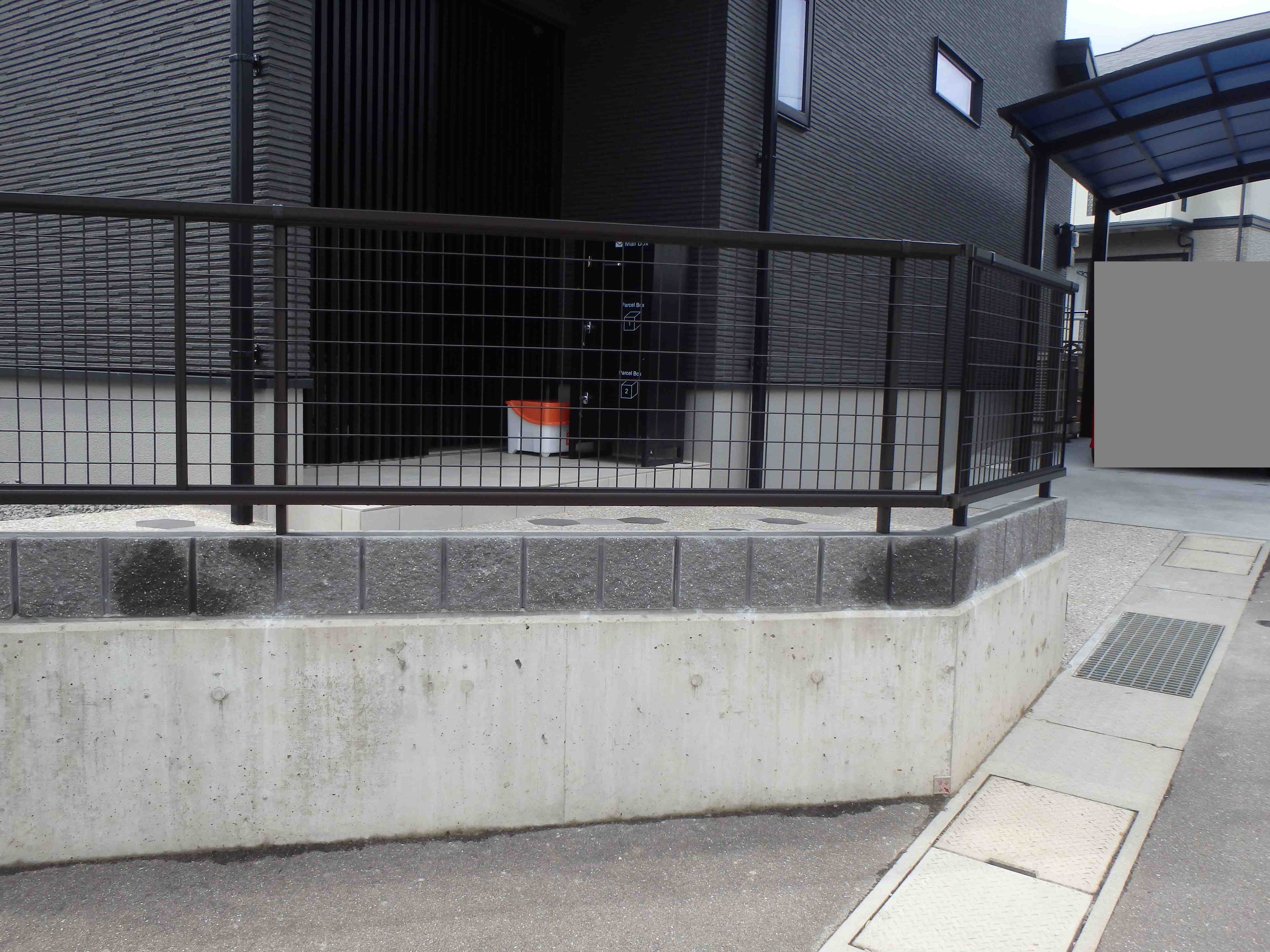 　215　新築外構工事完了です。とてもオシャレです。