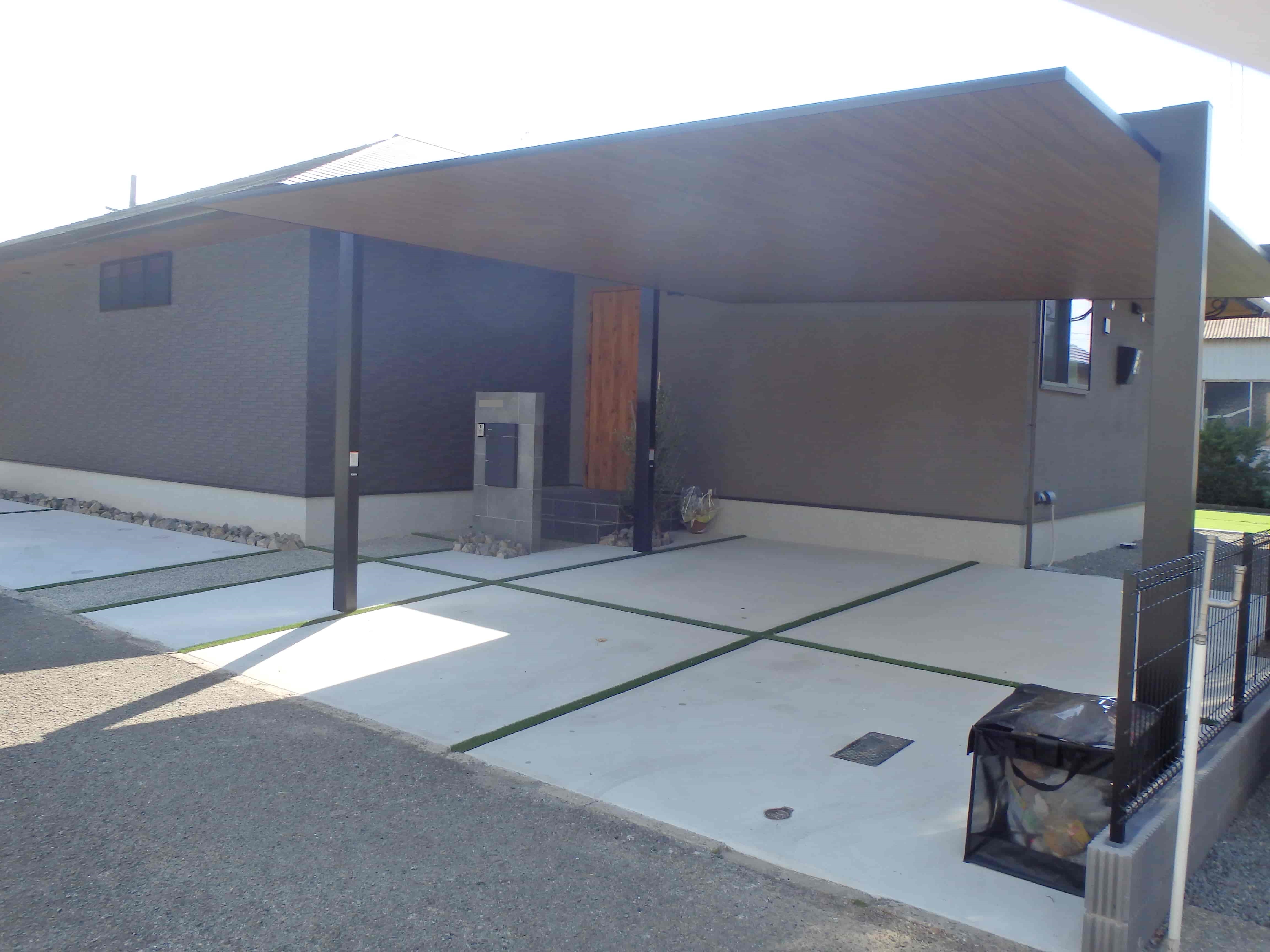 　268　お洒落な外構工事完了です。